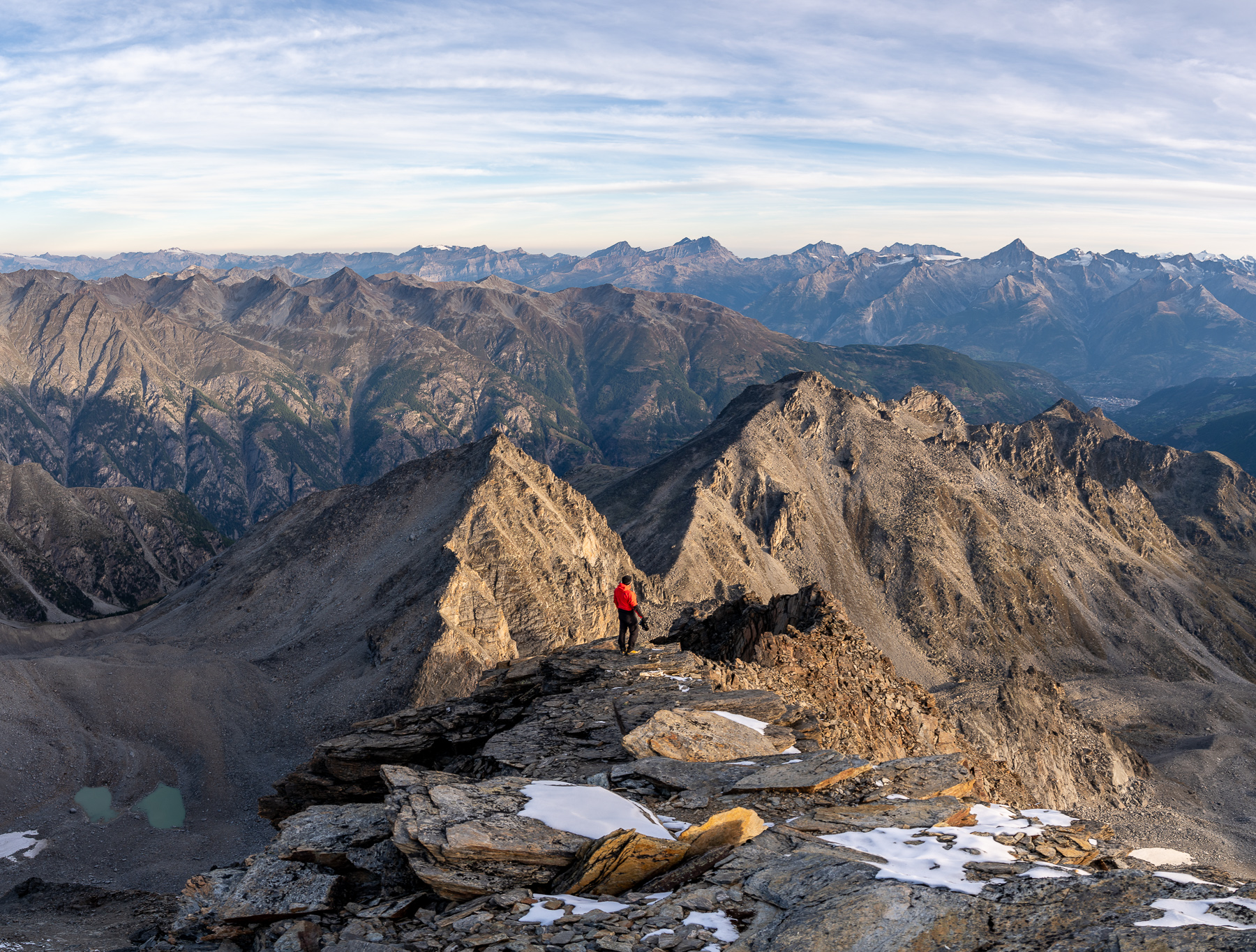 Panorama Gross Bigerhorn im Kanton Wallis