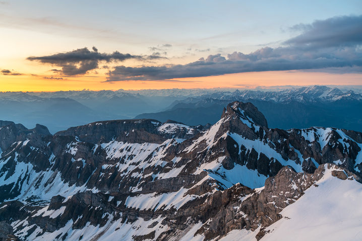 Sonnenaufgang auf dem Säntis