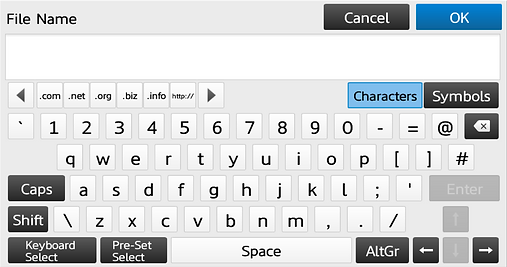 sharp smart keyboard