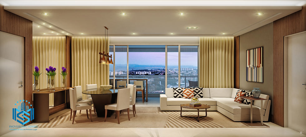 Apartamento_ Barão do Bananal_Living_Fi