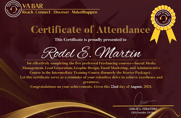 Training Completion Certificate_Rodel E. Martin.png