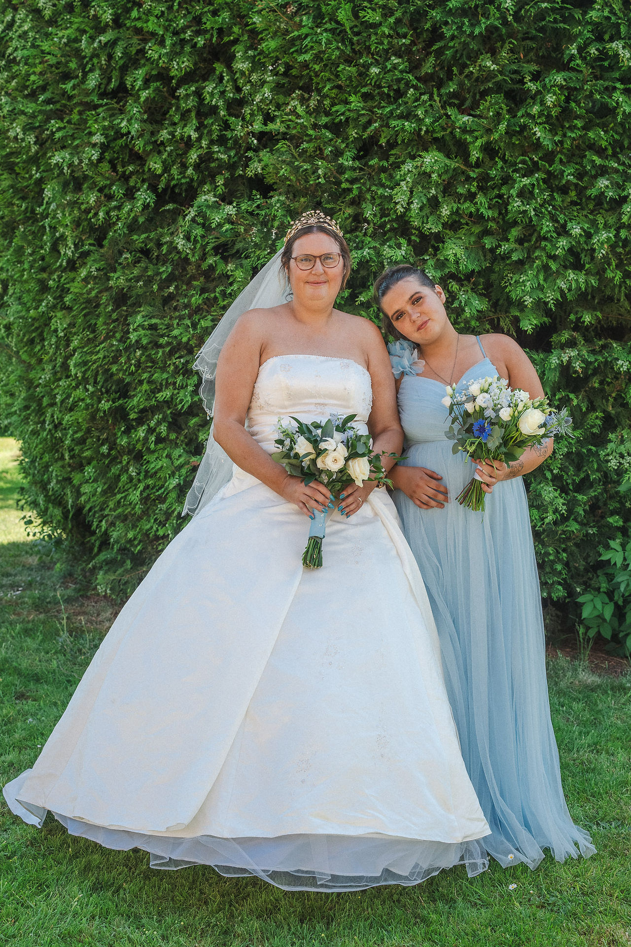 Bride with her daughter
