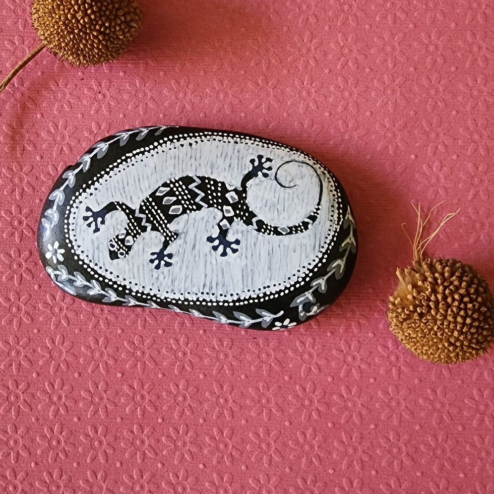 Thumbnail: Gecko Painted Rock