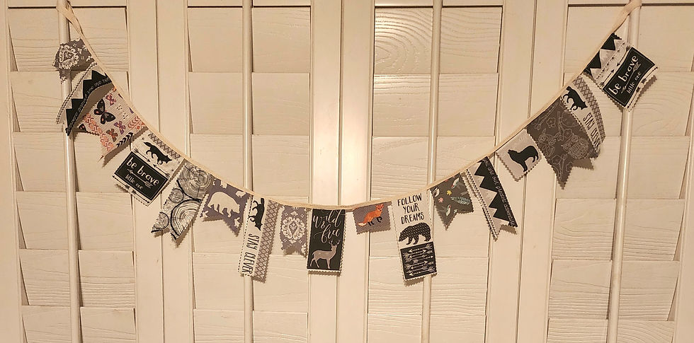 Thumbnail: Mini Flags Bunting Outdoor Adventure Inspirational Pennant Banner