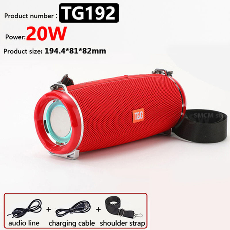 Miniatura: 50W High Power caixa de som Bluetooth Speaker Outdoor Waterproof Wireless Column