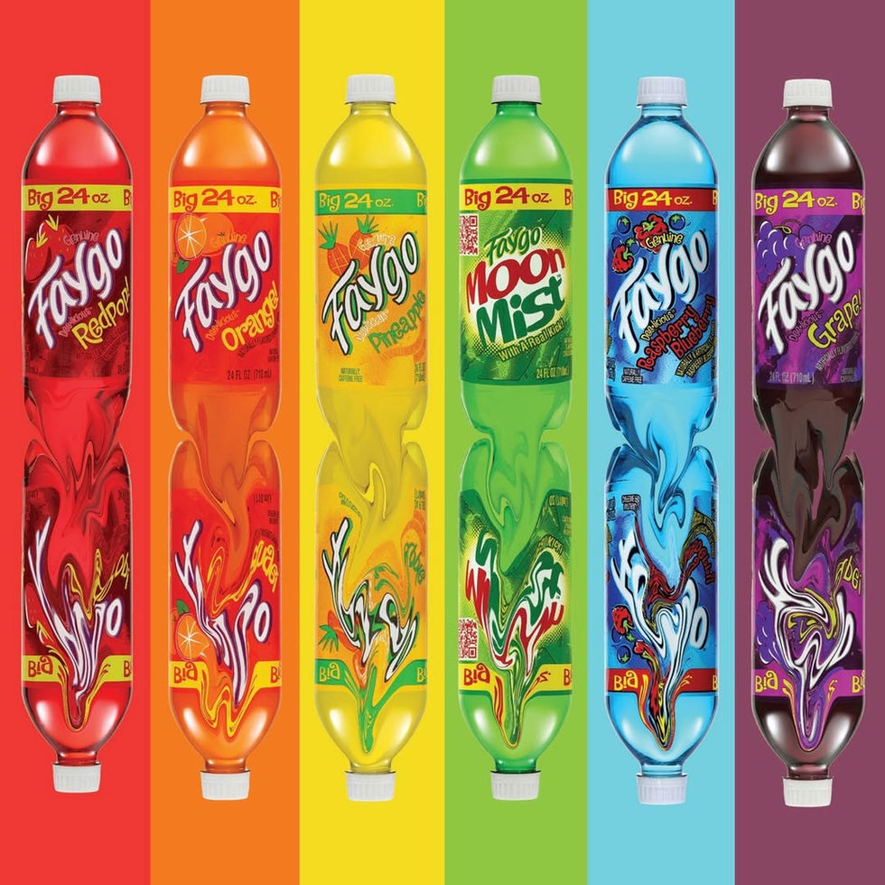 Faygo rainbow flavor feature