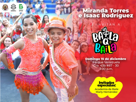 BailaQBaila llega con Miranda e Isaac al parque Venezuela