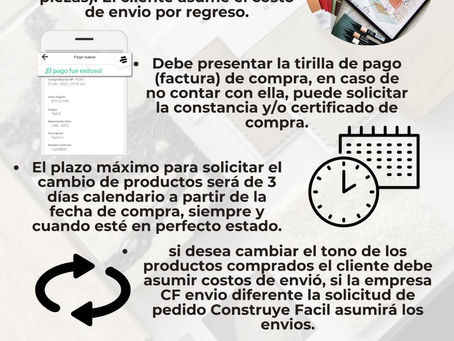 Garantías y cambios