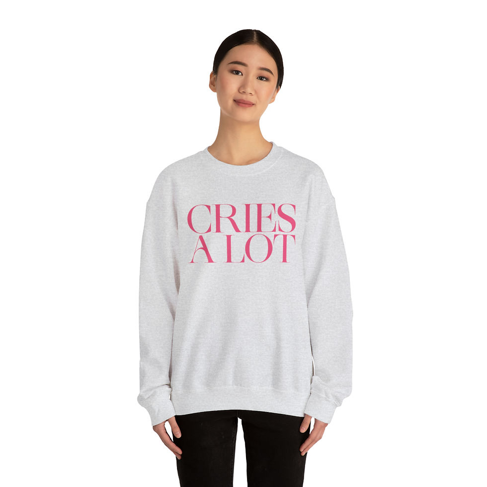 Thumbnail: Cries A Lot Crewneck Sweatshirt