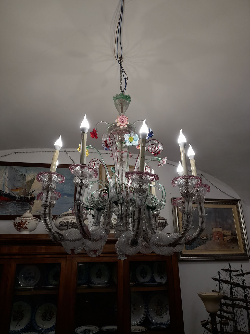 Miniatura: Lampadario di murano