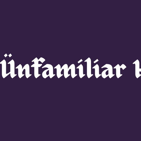 The Ünfamiliar Høur Welcomes You