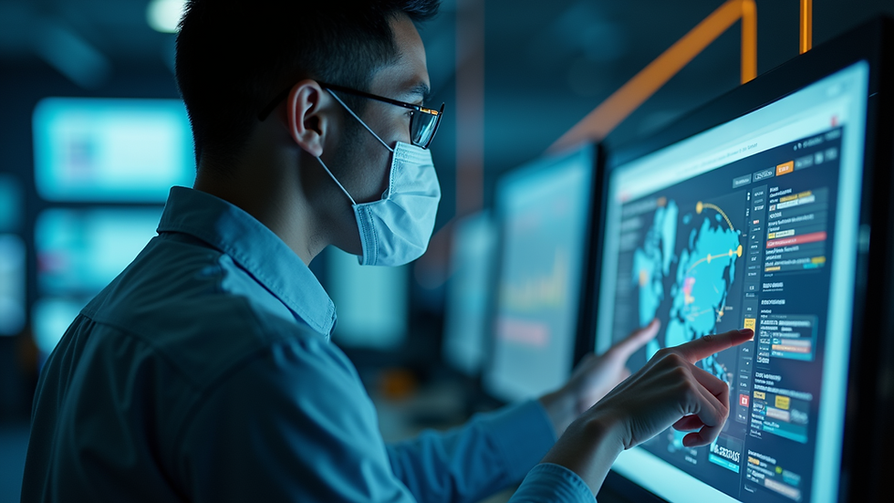 Eye-level view of a digital interface displaying AI Agent functionalities