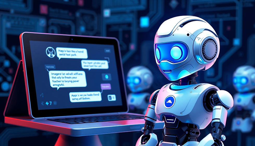 Close-up of a chatbot interface on a smartphone screen