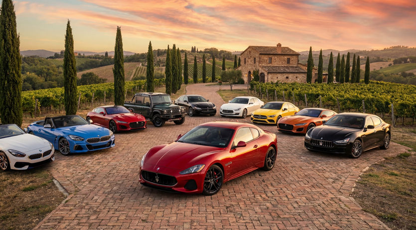 Luxury Car Rental Fleet