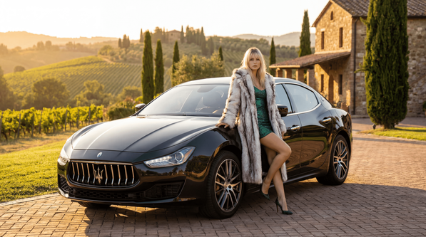 2020 Maserati, Ghibli, black.