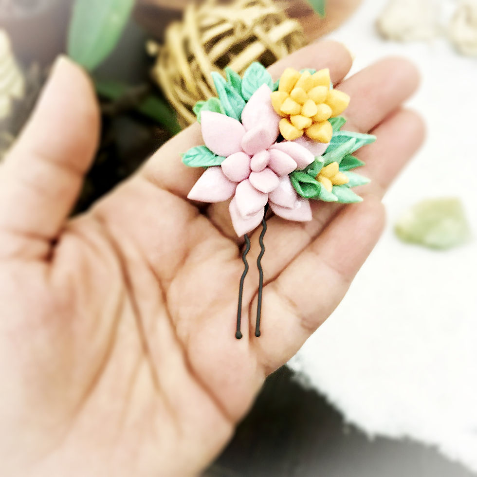 Thumbnail: Efa Hair Pin | Handcrafted Hair Accessory