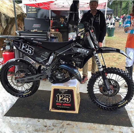 Hell Raiser mud prepped for the 2016 125 Dream Race at Washougal.