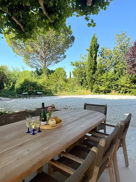 Al fresco dining terrace in luxury provencal villa vacation rental (2).webp