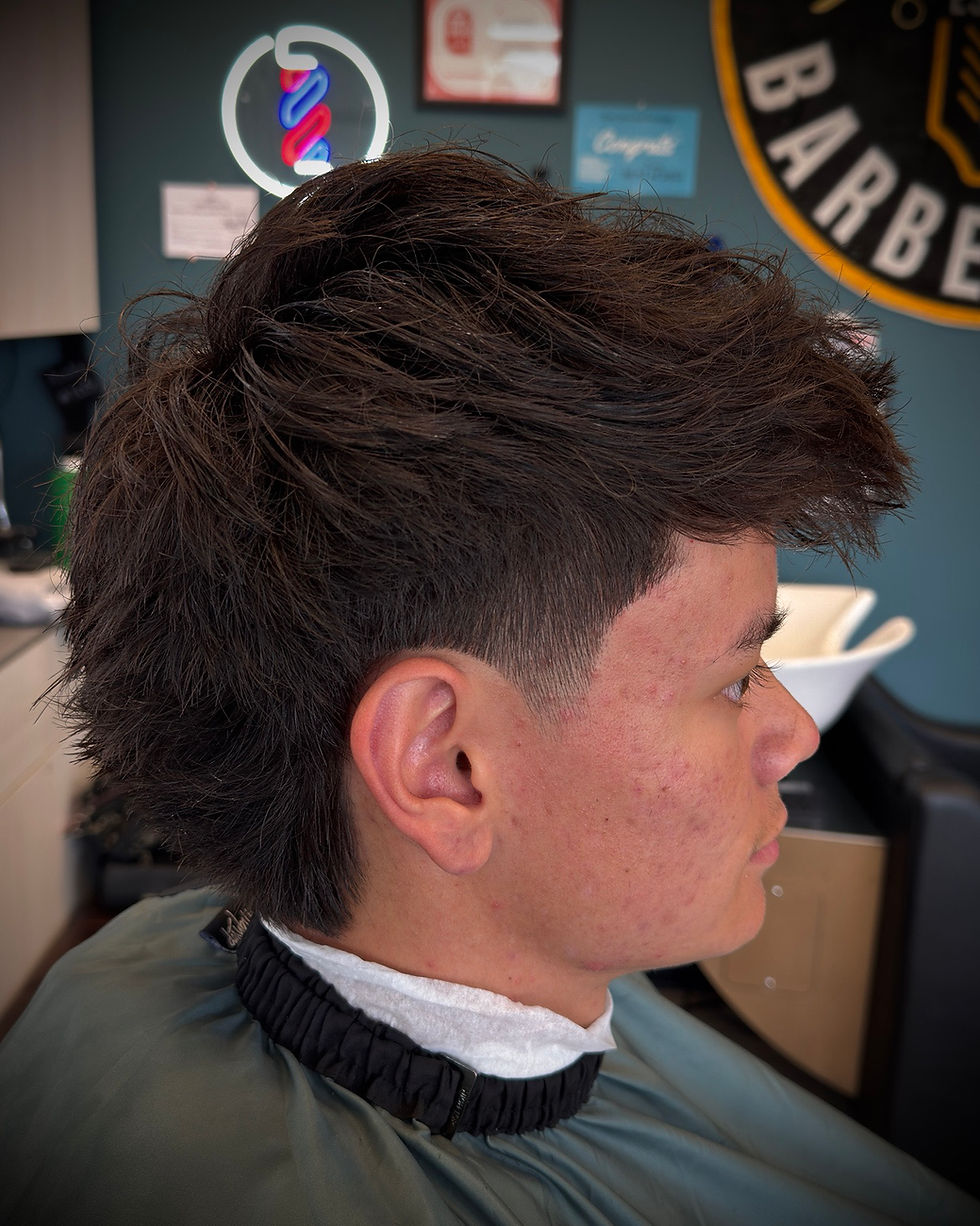 Skin taper fade haircut at That One Barbershop in Poway, CA.