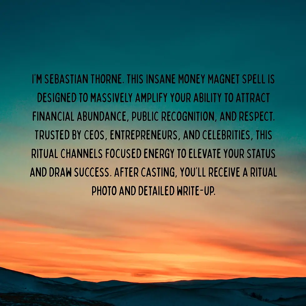 Insane Money Magnet Spell to Attract Abundance, Fame & Respect