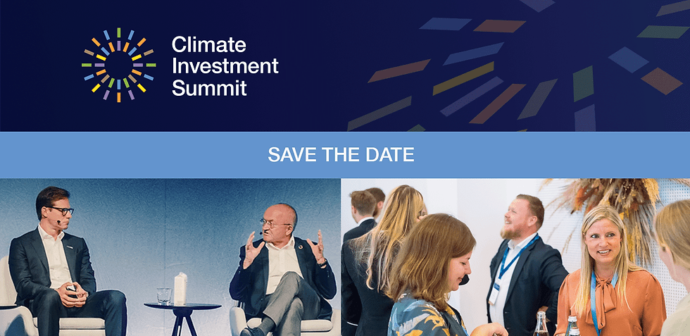 Climate Investment Summit 2022 is coming up on June 28!
