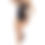 Thumbnail: Silhouette Asymmetrical Monokini One piece swimsuit - Black