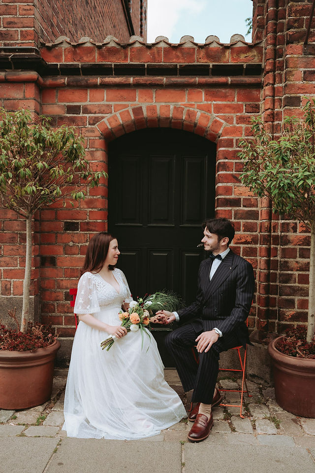 Roskilde Denmark elopement photography historic city center