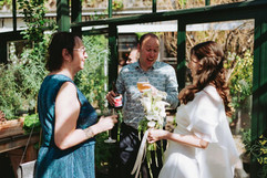 Wedding reception at Kilden i Haven at Tivoli in Copenhagen with relaxed atmosphere