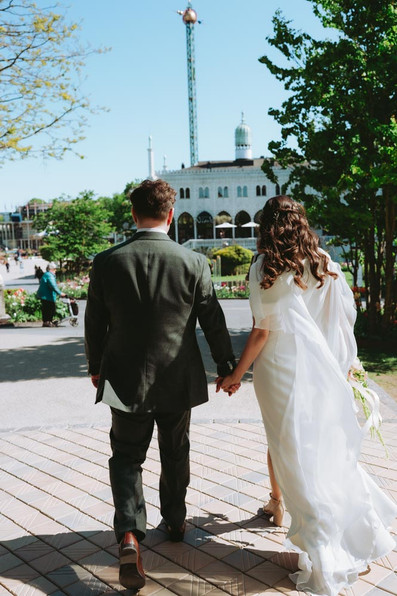 Wedding reception at Kilden i Haven at Tivoli in Copenhagen with relaxed atmosphere