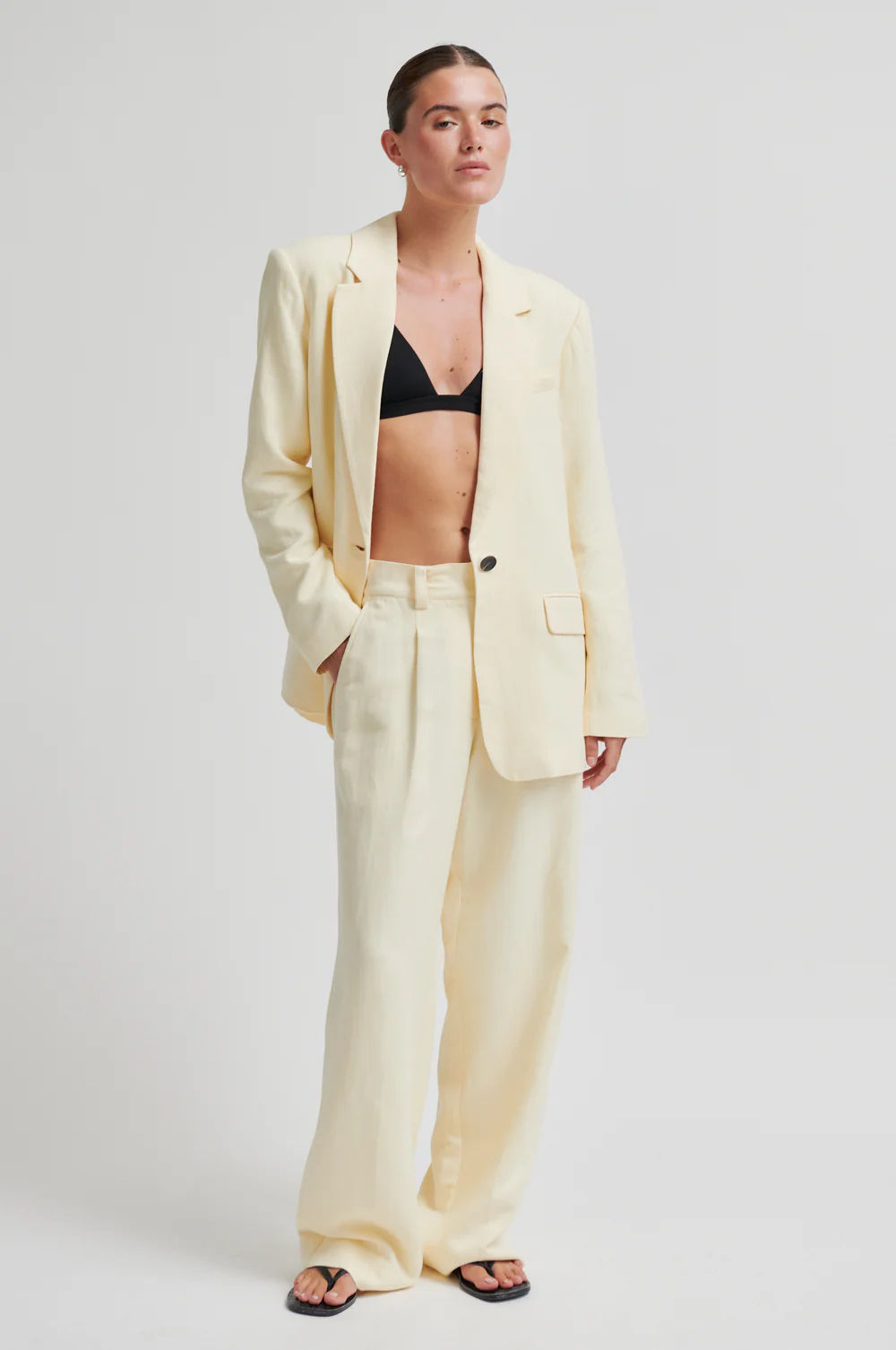 SECOND FEMALE BROEK LINO CLASSIC TROUSERS 60656