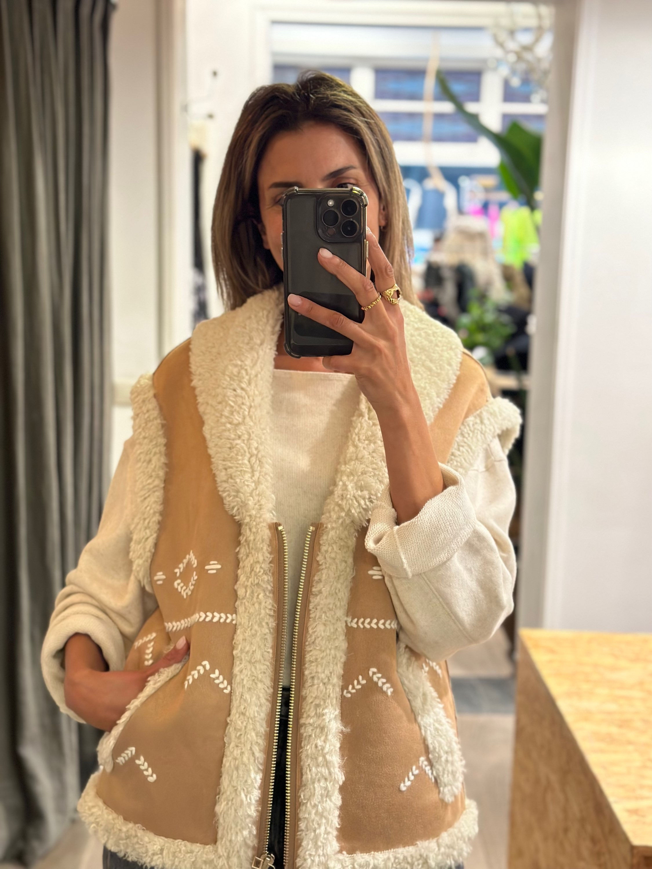 GOOSECRAFT BODYWARMER MILOU SAND