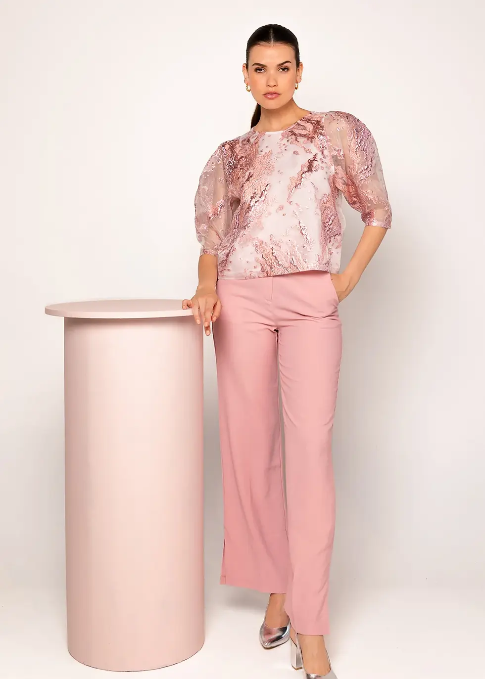 FREEBIRD BROEK LOLANI PANTS SOFT PINK