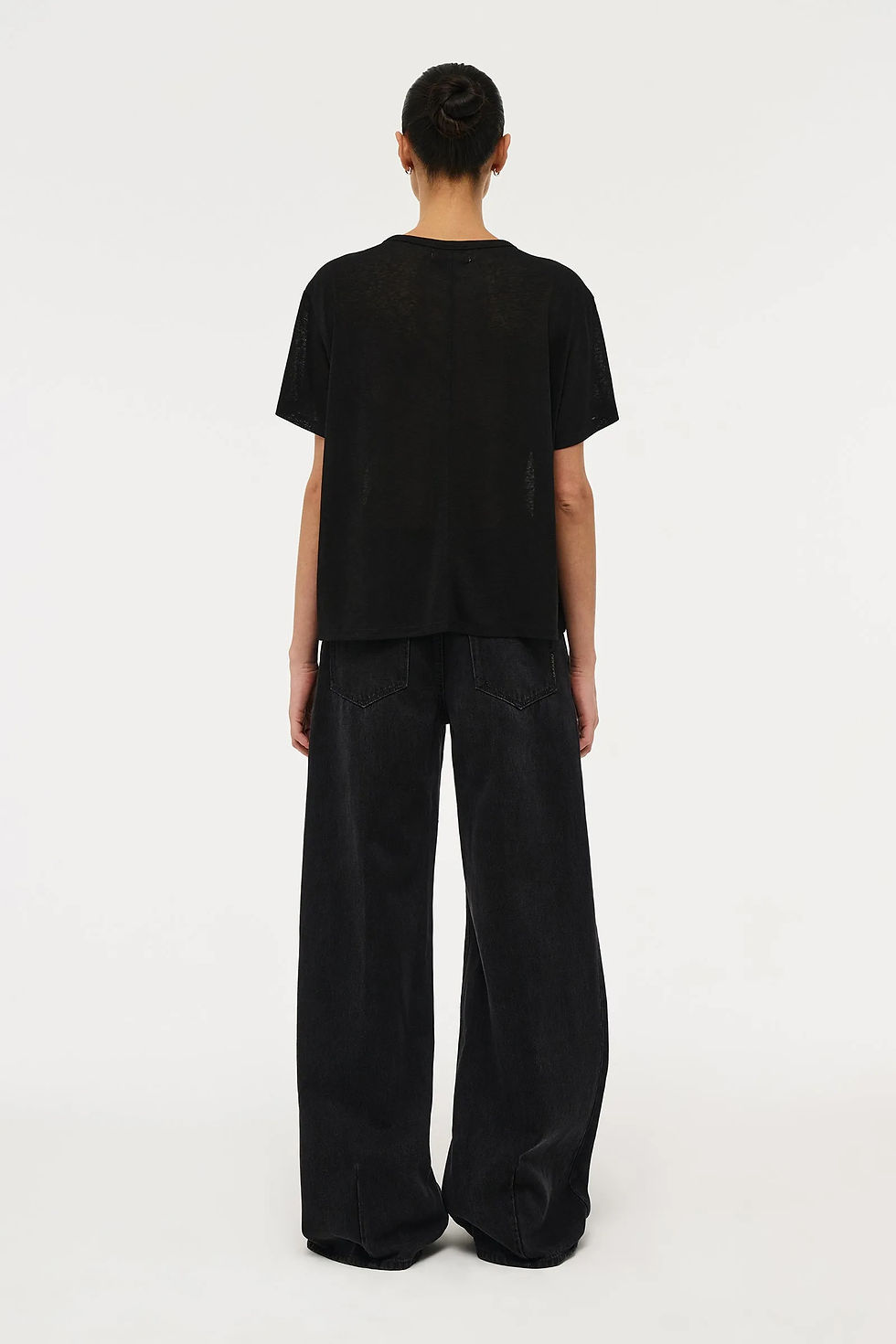 Thumbnail: NEUW DENIM T-SHIRT GIRLFRIEND DEEP V TEE N61T04