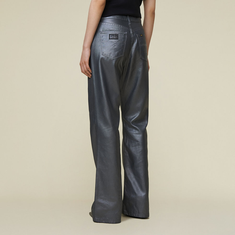 Thumbnail: LOIS JEANS HIGH RISE FLARE NINETTE TULA SILVER