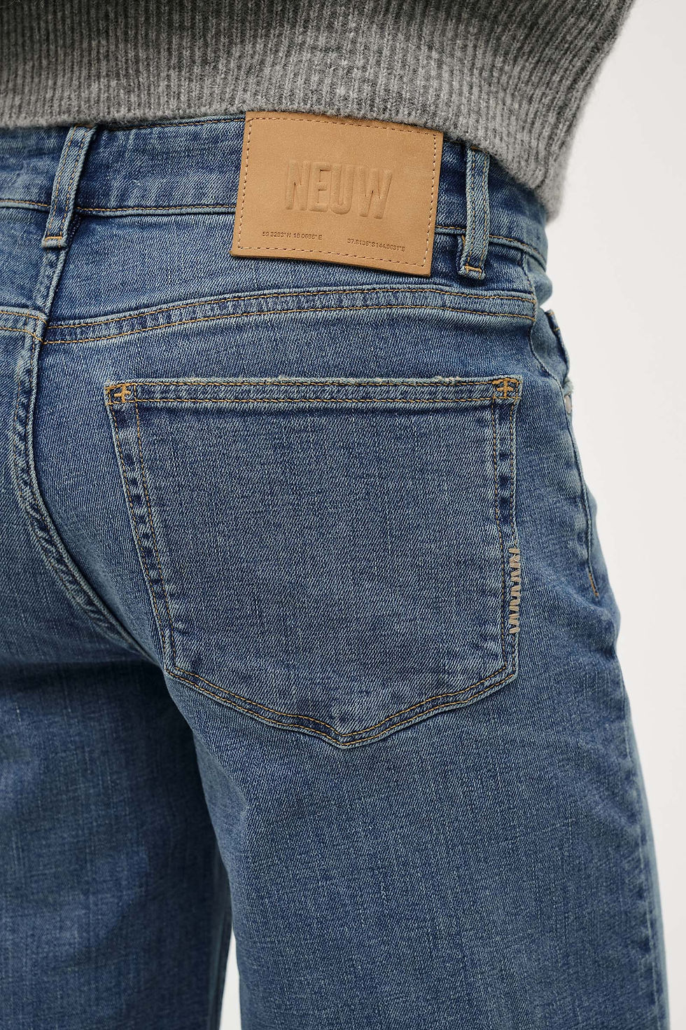Thumbnail: NEUW DENIM JEANS EVA WIDE VIEW MID VINTAGE INDIGO N61J12