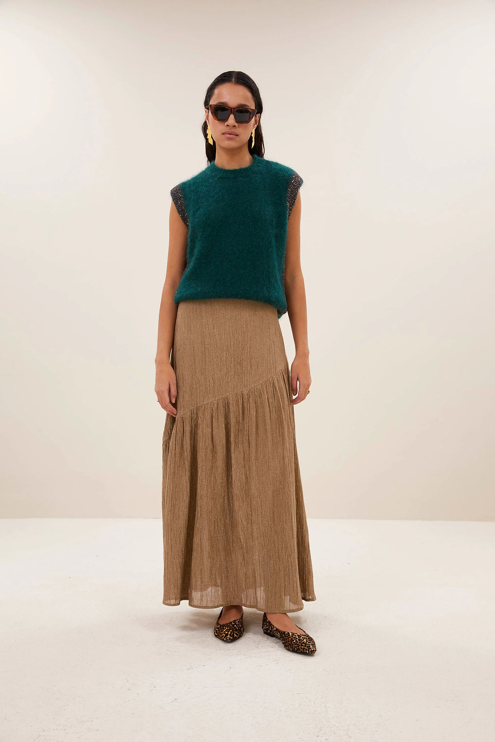 Thumbnail: BY-BAR AMSTERDAM ROK MYRA LUREX SKIRT