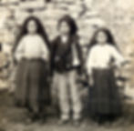 Lucia, Francisco e Jacinta, os Três Pastorinhos de Fátima Foto: Santuário de Fátima