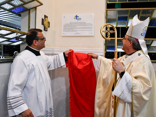 Marco histórico: a alegria e gratidão da dedicação da Matriz e Consagração do Altar da Paróquia São João Paulo II