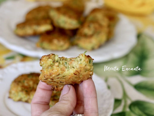 Bolinho de Abobrinha e Cenoura