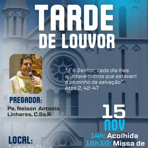 Grupo de Oração Nossa Senhora da Glória celebra 27 anos com Tarde de Louvor