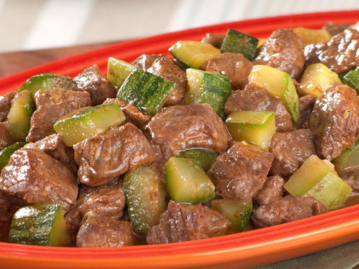 Carne com Abobrinha