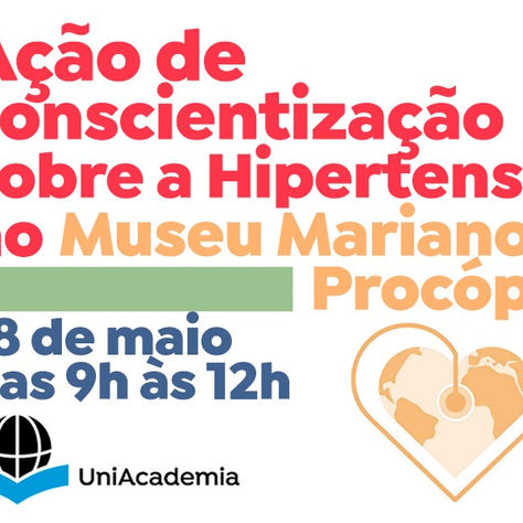 Estudantes do UniAcademia promovem Ação de Conscientização sobre Hipertensão no Museu Mariano Procópio