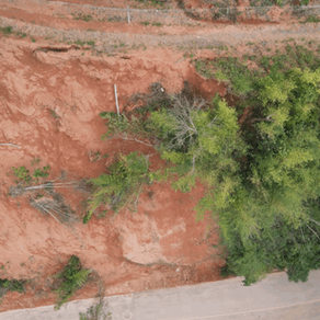 Defesa Civil interdita Estrada Athos Branco da Rosa, no bairro Parque Serra Verde