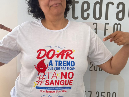 Junho Vermelho começa com mobilização de jornalistas para incentivar a doação de sangue