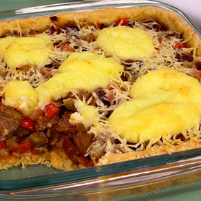 Torta de Berinjela na Travessa