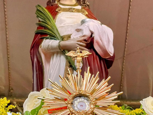 Santa Luzia ensina devotos a ver a vida com os olhos da luz, reflete Pe. Fabiano Admiral, FAM