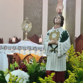 Exemplo para coroinhas e acólitos, Paróquia São Sebastião celebra São Tarcísio