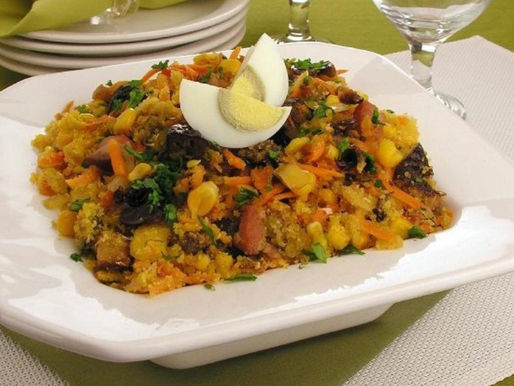 Farofa de Bacon e Ameixa