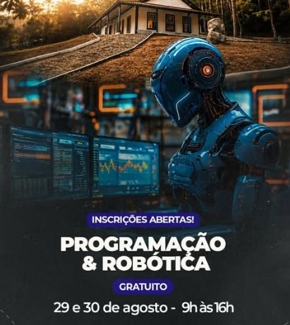 Museu de Cabangu recebe curso gratuito de computação e robótica