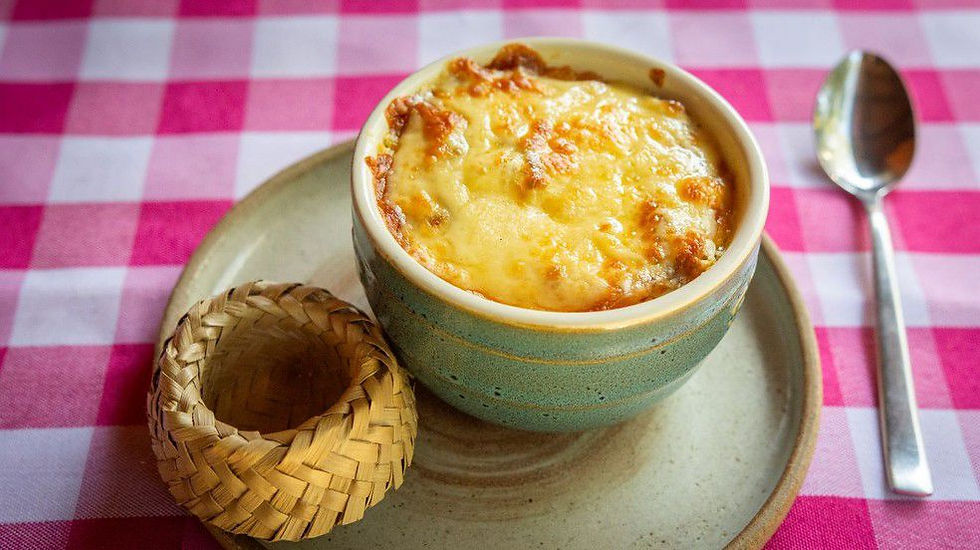 Curau Salgado com Bacon